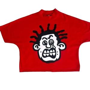 Camiseta Oversize de Alta Calidad 100% Algodón, Estilo Urbano, Impresión 3D Puff, Corte Holgado Unisex, Personalizable con DTG - Product Image 1