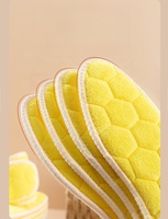 Semelles intérieures personnalisées en velours rembourré absorbant la sueur respirant chaud plus déodorant semelles de sport pour un usage quotidien