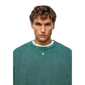 2026 Latest Arrival Streetwear Acid Washed 100% Cotton <b>Fleece</b> Men's Wholesale Prices Oversized Acid Wash <b>Sweatshirt</b> - Product Image 3