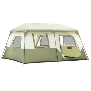 Tenda da campeggio familiare per 2 persone con telo antipioggia e design antivento, montaggio in 60 secondi e borsa per il trasporto - Product Image 5