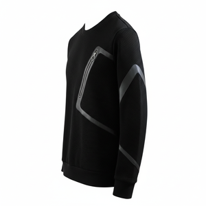 Sudadera de Forro Polar para Hombre, Cuello Redondo, Manga Larga, Resistente al Viento, Impermeable, Ligera, de Secado Rápido, con Logotipo Bordado en la Parte Delantera, Informal, de Invierno, OEM - Product Image 5