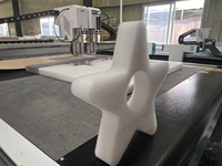 Máquina de Corte Oscilante CNC, Plotter de Corte CNC de Cama Plana para Espuma EVA
