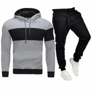 ชุดวอร์มระบายอากาศสำหรับผู้ชายชุดกีฬาลำลองใส่สบายชุดฝึกซ้อมขนาดใหญ่พิเศษพิมพ์โลโก้ได้ตามต้องการ - Product Image 1