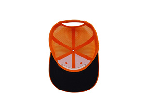 Sporty Daily Wear for Adults, Produced in Vietnam Factory, Adjustable Woven Patch Logo Structured 6 Panel Cool Mesh Trucker Hat - Product Image 5