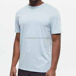 เสื้อยืดผู้ชายผ้าฝ้ายไผ่ เสื้อยืดออร์แกนิคเจอร์ซีย์ แขนสั้น เสื้อยืดฤดูร้อน เสื้อยืดโอเวอร์ไซส์ - Product Image 3