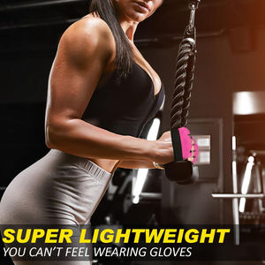 Guantes de Gimnasio Unisex de Cuero Grueso sin Dedos para Deportes, Ejercicio, Levantamiento de Pesas, Fisicoculturismo y Fitness - Product Image 5