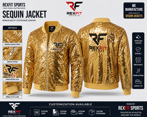 Custom Velvet Track <b>Jacket</b> <b>Sparkling</b> Sequin Feather Design Fashion Outerwear OEM ODM - Product Image 5