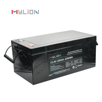 Mylion 27.66kg Baterai LiFePO4 Berkinerja Tinggi 12.8V 250Ah 3600Wh Solid State 2000-Cycle Isi Ulang untuk Solar, Kelautan, dan UPS