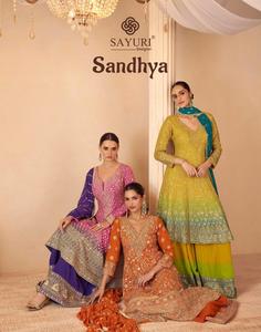 Maruti Fashion Salwar Kameez indien ethnique avec broderie lourde, ensemble avec dupatta, tenue de mariage pour femme, broderie Chinon, toutes saisons - Product Image 5