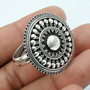 925 Solid Sterling <b>Silver</b> Artisan Statement <b>Ring</b> With <b>Adjustable</b> Design Classic And Fine Quality Boho <b>Ring</b> For Wedding or Party - Product Image 4