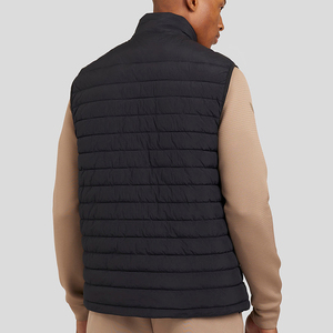Wholesale <b>Men's</b> Winter <b>Warm</b> Thick Puffer Vest Stand Collar Zipper Sleeveless Padded <b>Jacket</b> Casual Outdoor Wear - Product Image 2