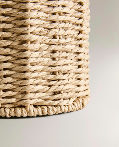 Cesta de almacenamiento de papel de nueva tendencia con interior de tela, fabricada en Vietnam con precio de mayoreo, OEM, ODM, dimensiones - Product Image 3