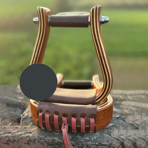 Étriers en bois faits à la main pour l'équitation, repose-pieds de selle de cheval, accessoires d'équipement équestre fiables en bois - Product Image 4