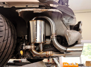 Nouveau silencieux à valve en acier inoxydable 304 personnalisable OEM pour MK5 Carrera (996) / Raccord en H à 90 degrés fabriqué en Corée du Sud - Product Image 3