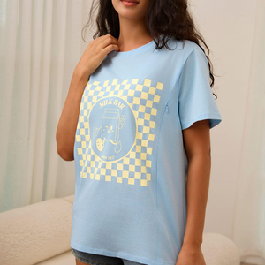 Camisetas de lactancia de alta calidad para mujer, camisetas de maternidad de algodón suave para embarazo, manga corta, uso diario informal - Product Image 6