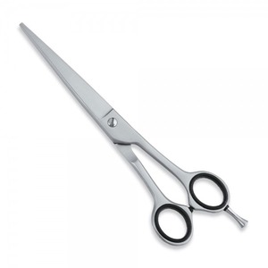 Ciseaux de coiffure professionnels en acier inoxydable 440C, pointe acérée, pour droitiers, manche long - Product Image 1