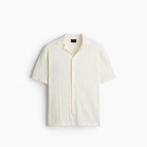 Camisa Casual de Lino para Hombre, Corte Regular, Ligera, para Vacaciones de Verano en la Playa, Manga Corta, con Botones al Frente - Product Image 2