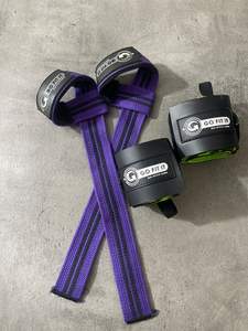 Muñequeras de Neopreno y Elásticas para Gimnasio y Correas de Levantamiento de Pesas en Forma de 8 con Diseño Antideslizante para Entrenamiento Unisex - Product Image 2