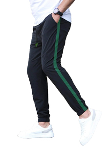Pantalones de Moda Urbana para Hombre, Color Negro, Teñido Liso, Cintura Media, Tela Transpirable y Cómoda, Tendencia Unisex, Venta al Por Mayor de Fábrica - Product Image 2