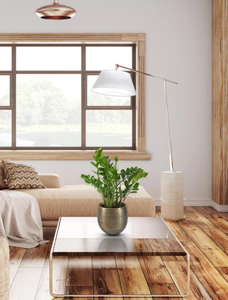 Elegante maceta de metal de hierro dorado con acabado texturizado maceta decorativa redonda para el hogar y el jardín planta interior al aire libre - Product Image 3