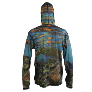 Sudadera con Capucha para Hombre, Cálida, para Pesca y Caza al Aire Libre, Camisa de Forro Polar, Personalizable, con Botones, Manga Larga, de Secado Rápido, OEM - Product Image 4