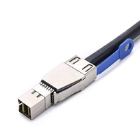Kabel Koneksi Server Kecepatan Tinggi Mini SAS HD 8088 ke SFF-8644