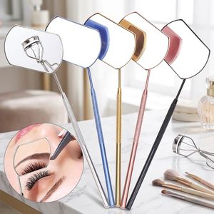Wholesale High Quality <b>Handheld</b> Square Eyelash Extension Inspection <b>Mirror</b> Stainless Steel Beauty Auxiliary Tool - Product Image 5