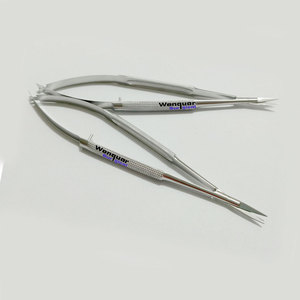 Pinces droites Castroviejo, porte-aiguilles droits et courbés, instruments chirurgicaux, vente chaude, approuvés CE ISO - Product Image 2