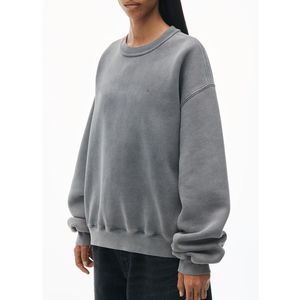 Sweat-shirts pour femmes sur mesure, à manches longues, col rond, coupe ample décontractée, vente en gros, sweats oversize pour femmes, OEM ODM - Product Image 2