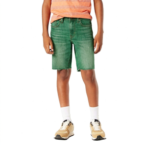 Pantalones Cortos Bermuda de Mezclilla Lavada para Hombre, Cintura Baja, Cierre con Cordón, Estilo Casual, Tela de Algodón Estampada, Transpirable, de Secado Rápido - Product Image 1