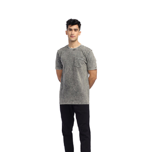 T-shirts vintage délavés pour hommes – Tissu extensible respirant, léger et confortable pour la gym, l'entraînement, l'été et le quotidien – Motif lettres - Product Image 5