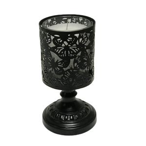 Vela de hierro y vidrio con forma votiva de Metal, bote de mesa con diseño de mariposas perfumadas, redondo, perfumado, nuevo diseño - Product Image 1