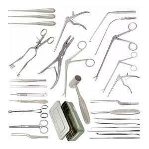 Ensemble d'instruments de laminectomie manuelle 47 pièces, kit complet d'instruments orthopédiques pour chirurgie de la colonne vertébrale, en acier inoxydable, certifié CE ISO, par Grip Surgical - Product Image 1