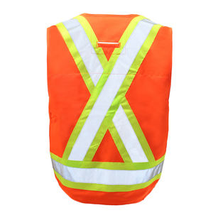 Chaleco de Seguridad de Alta Visibilidad, Transpirable, Impermeable, Cortavientos, con Franjas Reflectantes, Cierre de Cremallera, Unisex, Ropa de Trabajo, Certificado CE - Product Image 2