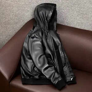 2026 Trending <b>Men</b> <b>Leather</b> <b>Jacket</b> Genuine <b>Leather</b> <b>Jacket</b> for Bulk Production Manufacturer - Product Image 4