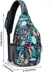 Sac bandoulière personnalisé imprimé, sac à dos de poitrine pour la randonnée, les voyages, le cyclisme, le camping, sac bandoulière entièrement sublimé - Product Image 6