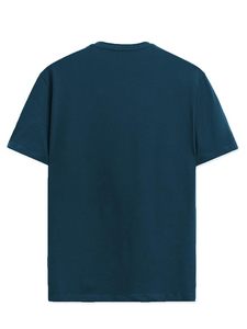 T-shirt d'entraînement grande taille pour homme – Nouveau style simple, haute élasticité, couleur unie, manches courtes, respirant, en jersey - Product Image 3
