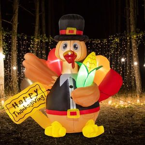 5ft 12W LED Garden Lights Dazzling Turkey with Corn 7pcs Decorative Light Ensemble - Product Image 2