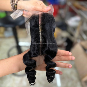 Extensiones de Cabello Humano Ondulado Natural Vietnamita de Última Tendencia con Trama Ondulada y Frente de Encaje para Pelucas de Cabello Humano - Product Image 2