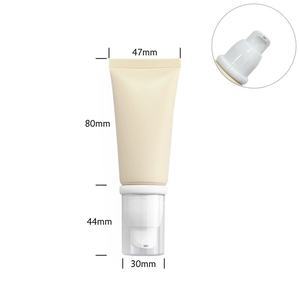 Tubes en plastique PE variés pour emballages cosmétiques avec bouchon pompe, couleurs personnalisées, haute qualité, galvanoplastie, construction anti-fuite - Product Image 5