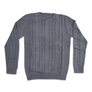 Pull en tricot pour homme avec col rond classique et tissu doux pour tenues décontractées et semi-formelles - Product Image 2