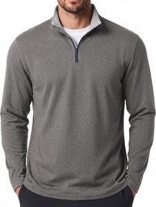 Dark <b>Grey</b> Trending <b>Men's</b> Solid Zipper Up <b>Fleece</b> Hoodies Sweatshirts Custom Logo Knitted Polyester Casual Autumn Wear Sweatshirt - Product Image 1