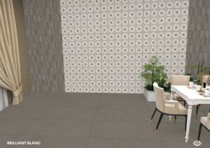 Dalle de porcelaine de surface Luxe Fabula 600x1200mm 60x120cm 24x48 pouces, grand carrelage mural et de sol design pour intérieur contemporain - Product Image 5