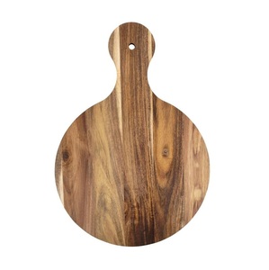 Planche à découper ronde en bois d'acacia pour la cuisine, fruits, viande, légumes, vaisselle, planche à découper durable en bois pour le fromage – Offre Spéciale - Product Image 6