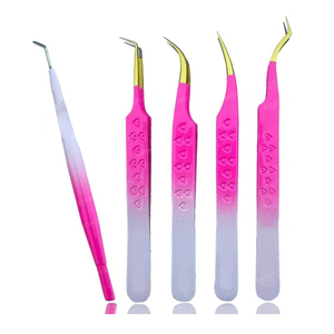 Pinzas de Diamante con Logotipo Personalizado, Punta de Fibra para Volumen, Marca Privada, Pinzas de Aislamiento de Acero Inoxidable, Herramientas para Lifting de Pestañas - Product Image 6