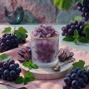 Nata de Coco aromatisée au raisin de qualité supérieure pour les ingrédients des boissons de bubble tea et des mocktails - Product Image 2