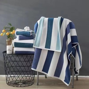 Striped Cotton Beach Towel Rectangle Quick-Dry Woven Modern Summer Adult Towels Wholesale Bulk Supplier Best Price Cheap Price - Product Image 4