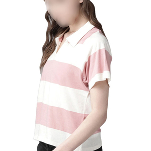 Camiseta Polo Personalizada para Mujer, Manga Corta, Algodón Transpirable, Corte Ajustado Informal, Camiseta de Golf Lisa para Dama, Venta al Por Mayor - Product Image 1