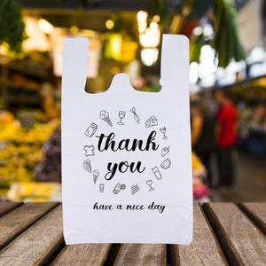 Sacs de transport en plastique biodégradable personnalisés, HDPE, poly, imperméables, durables, résistants, emballage de vente au détail, OEM, avec cordon de serrage - Product Image 1