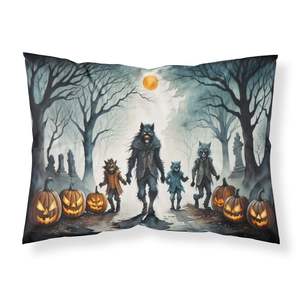 Werewolves Spooky Halloween Funda De Almohada estándar Ligero Super suave Fácil cuidado Arte decorativo Suministros de vacaciones de Halloween - Product Image 1